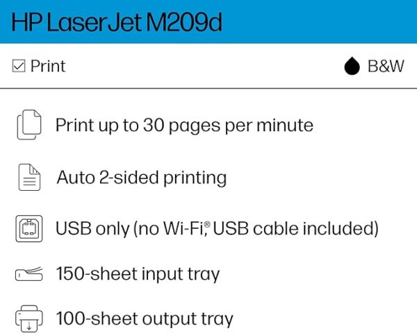 HP LaserJet M209d Laser Printer Limited Time Deal upto 42% Off - Image 2