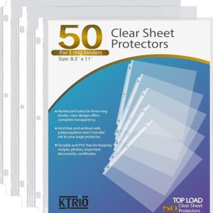 Sheet Protectors 8.5 x 11 inch Limited Time Deal upto 15% Off