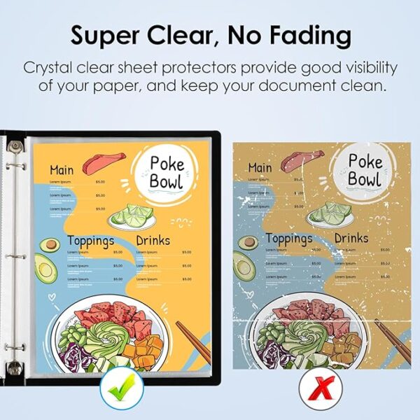 Sheet Protectors 8.5 x 11 inch Limited Time Deal upto 15% Off - Image 4