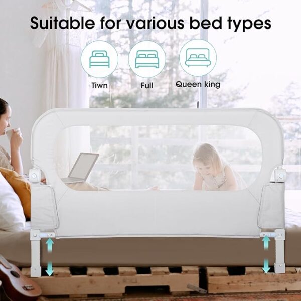 Bed Rail Guard for Toddlers Limited Time Deal upto 38% Off - Image 4