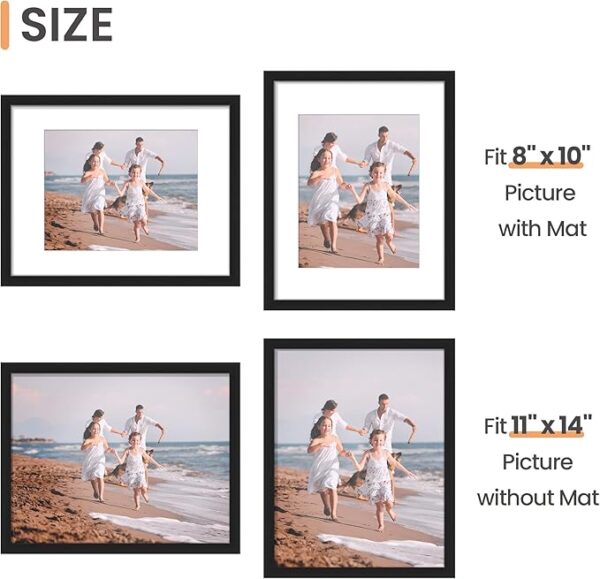 11x14 Picture Frame Set of 5 Limited Time Deal upto 13% Off - Image 5