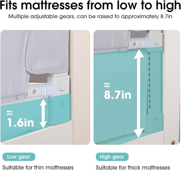 Bed Rail Guard for Toddlers Limited Time Deal upto 38% Off - Image 5