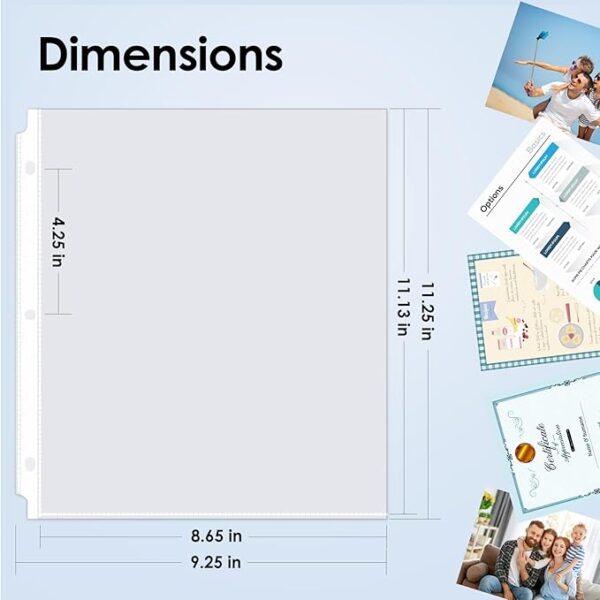 Sheet Protectors 8.5 x 11 inch Limited Time Deal upto 15% Off - Image 5