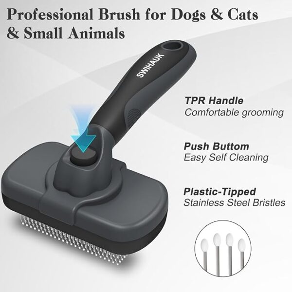 Self Cleaning Slicker Brush Limited Time Deal upto 24% Off - Image 3