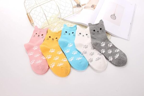 Women's Cat Socks Limited Time Deal upto 23% Off - Image 2