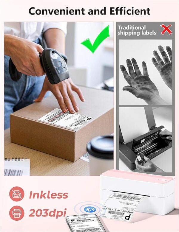 Bluetooth Thermal Label Printer Limited Time Deal upto 36% Off - Image 5
