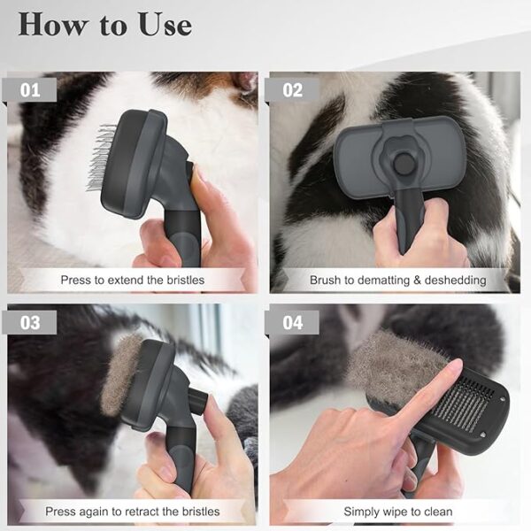 Self Cleaning Slicker Brush Limited Time Deal upto 24% Off - Image 7