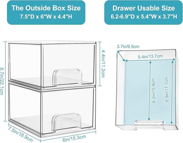 Stackable Storage Drawers Limited Time Deal upto 50% Off - Image 3