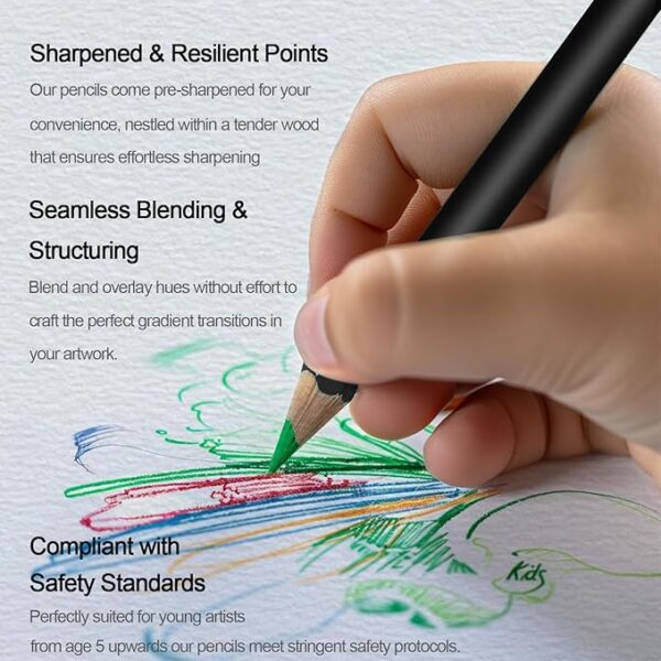 72 Colors Drawing Pencils Limited Time Deal upto 17% Off - Image 3