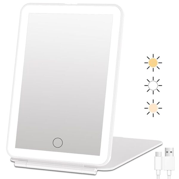 Rechargeable Travel Makeup Mirror Limited Time Deal upto 23% Off