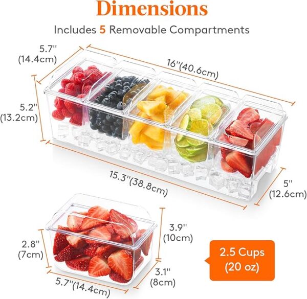 Ice Chilled Condiment Caddy Limited Time Deal upto15% Off - Image 4