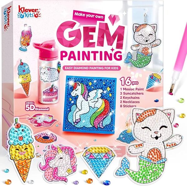 Kids Diamond Gem Painting Kit Limited Time Deal upto 42% Off