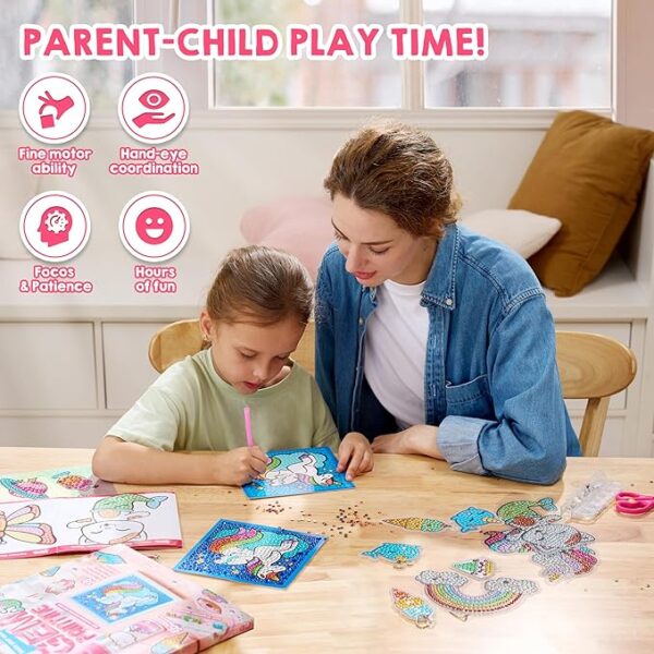 Kids Diamond Gem Painting Kit Limited Time Deal upto 42% Off - Image 4