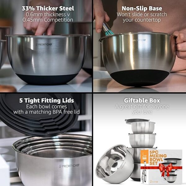 Priority Chef Mixing Bowls Limited Time Deal upto 16% Off - Image 2